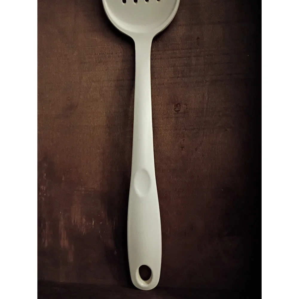 Melamine Ware JP 664 Slotted Turner Spatula Off White Kitchen Utensil 11.5 Inch